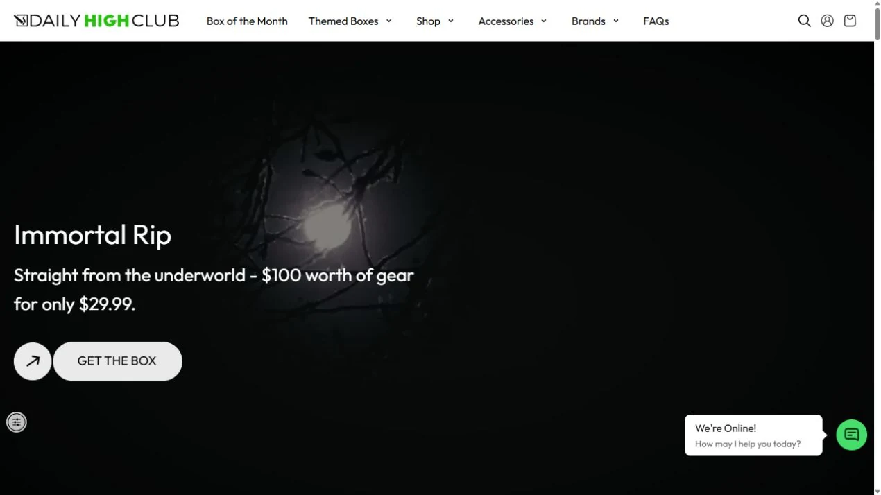 Daily High Club homepage preview